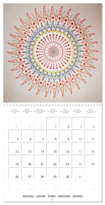 Sacred Geometry Healing (CALVENDO Monthly Calendar 2026)