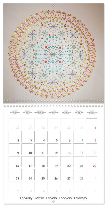 Sacred Geometry Healing (CALVENDO Monthly Calendar 2026)