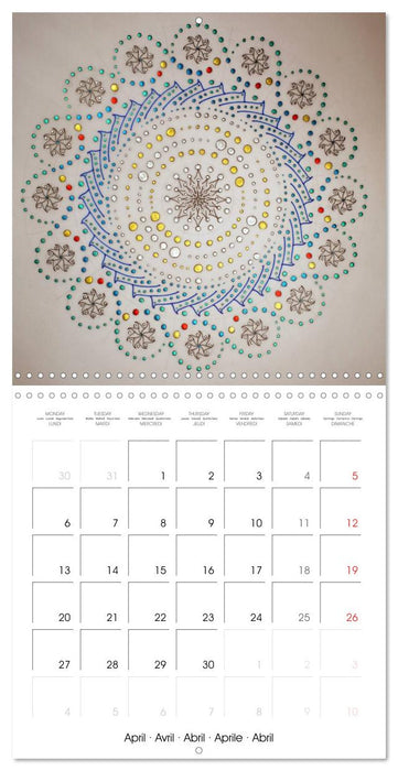 Sacred Geometry Healing (CALVENDO Monthly Calendar 2026)