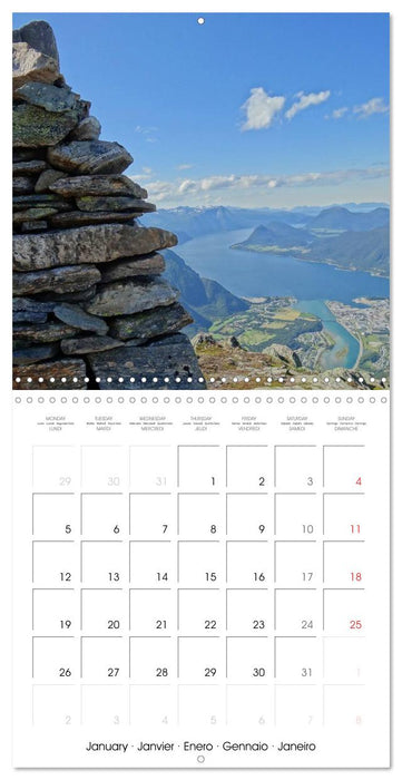 Norway Land of the Vikings and fairy tales (CALVENDO Monthly Calendar 2026)
