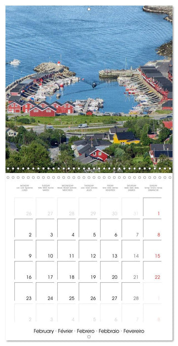 Norway Land of the Vikings and fairy tales (CALVENDO Monthly Calendar 2026)