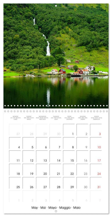 Norway Land of the Vikings and fairy tales (CALVENDO Monthly Calendar 2026)
