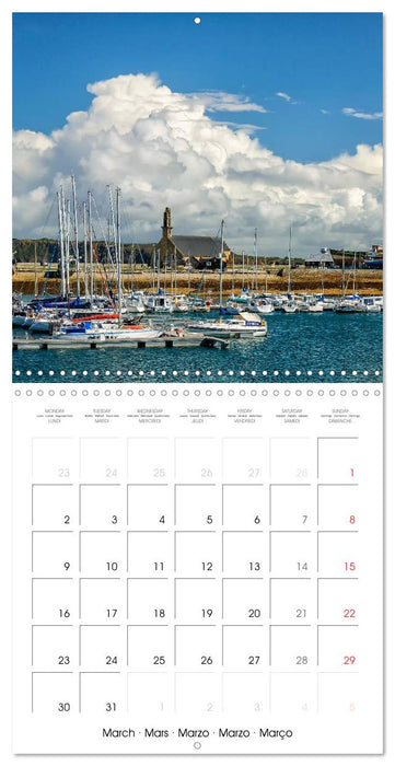 La Bretagne la presqu’île de Crozon (CALVENDO Calendrier mensuel 2026)