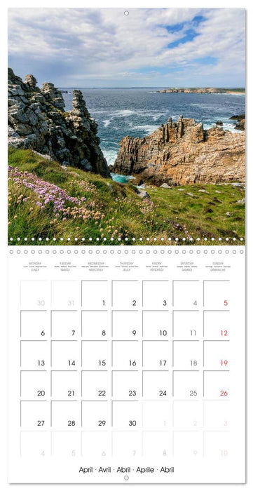 La Bretagne la presqu’île de Crozon (CALVENDO Calendrier mensuel 2026)