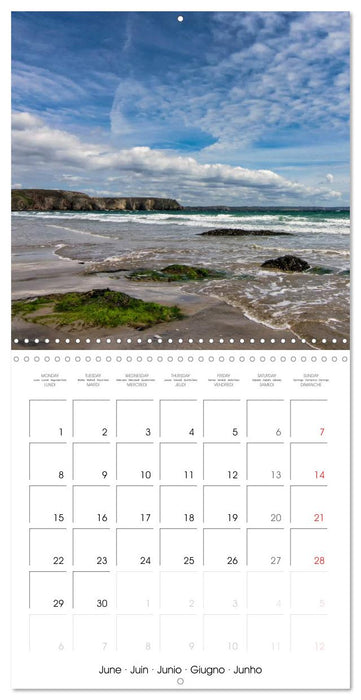 La Bretagne la presqu’île de Crozon (CALVENDO Calendrier mensuel 2026)