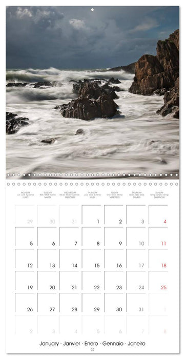 Bretagne Paysages côtiers (CALVENDO Calendrier mensuel 2026)