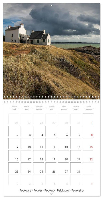 Bretagne Paysages côtiers (CALVENDO Calendrier mensuel 2026)