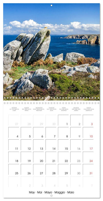 Bretagne Paysages côtiers (CALVENDO Calendrier mensuel 2026)