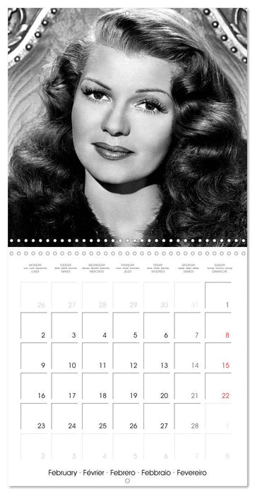 Movie Stars - Angels of the Golden Age (CALVENDO Monthly Calendar 2026)