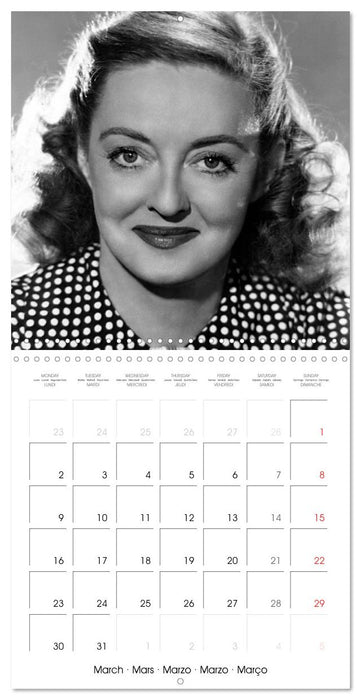 Movie Stars - Angels of the Golden Age (CALVENDO Monthly Calendar 2026)