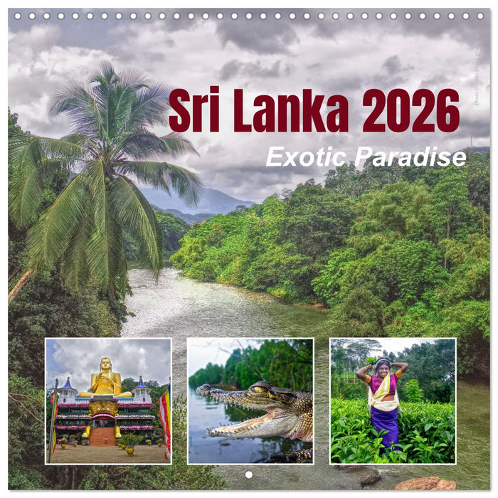 Sri Lanka 2026 - Exotic Paradise (CALVENDO Monthly Calendar 2026)