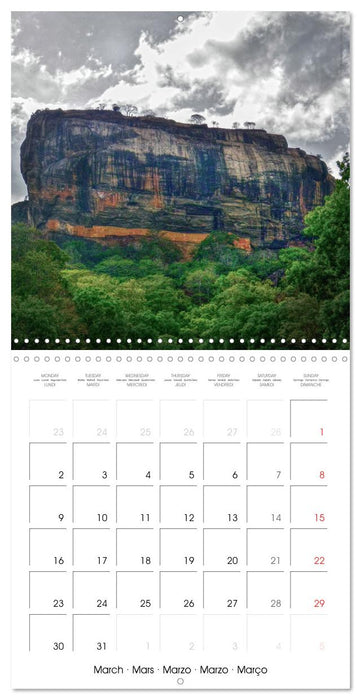 Sri Lanka 2026 - Exotic Paradise (CALVENDO Monthly Calendar 2026)