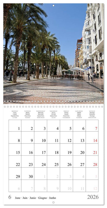Costa Blanca Spain´s Sun-Kissed South (CALVENDO Monthly Calendar 2026)