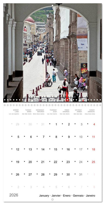 A Journey to Ecuador (CALVENDO Monthly Calendar 2026)
