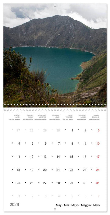 A Journey to Ecuador (CALVENDO Monthly Calendar 2026)
