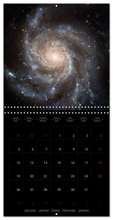 Outer Space (CALVENDO Monthly Calendar 2026)