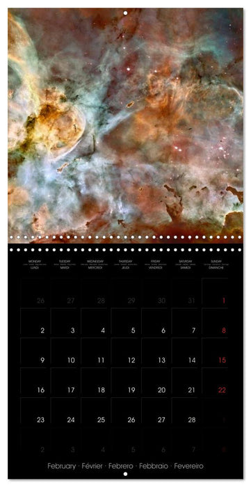 Outer Space (CALVENDO Monthly Calendar 2026)