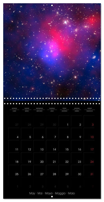 Outer Space (CALVENDO Monthly Calendar 2026)