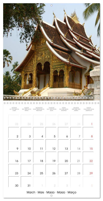 People's Democratic Republic - Laos (CALVENDO Monthly Calendar 2026)