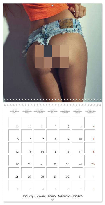 Erotica • Back views and body parts (CALVENDO Monthly Calendar 2026)