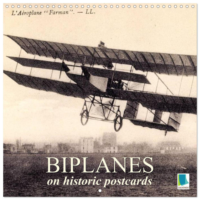 Biplanes on historic postcards (CALVENDO Monthly Calendar 2026)