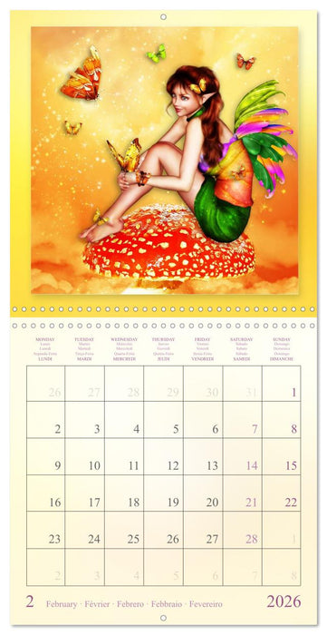 Twinkling Fairies (CALVENDO Monthly Calendar 2026)