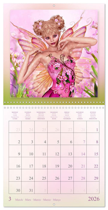 Twinkling Fairies (CALVENDO Monthly Calendar 2026)