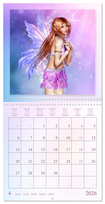 Twinkling Fairies (CALVENDO Monthly Calendar 2026)