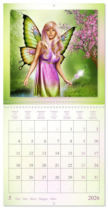 Twinkling Fairies (CALVENDO Monthly Calendar 2026)