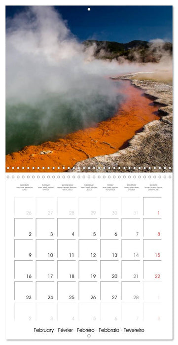 Adventure in Paradise – New Zealand’s North Island (CALVENDO Monthly Calendar 2026)