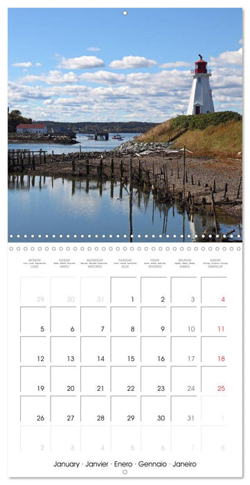 Canada-Est (CALVENDO Calendrier mensuel 2026)