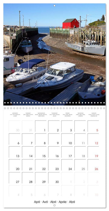 Canada-Est (CALVENDO Calendrier mensuel 2026)