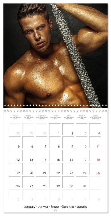 Men • sensual and erotic guys (CALVENDO Monthly Calendar 2026)