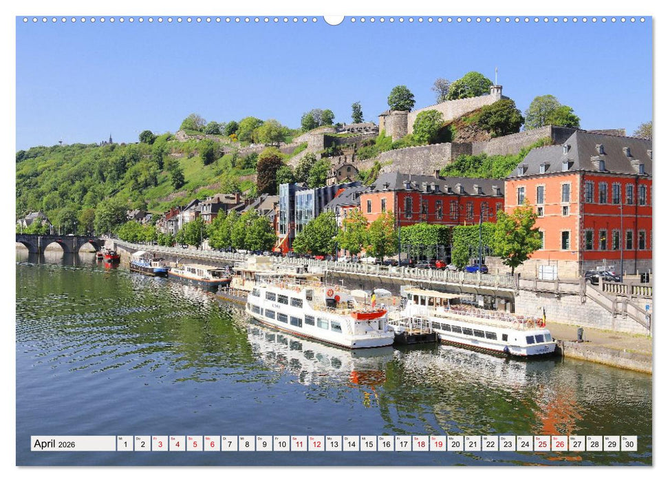 Namur - Hauptstadt der Wallonie (CALVENDO Wandkalender 2026)
