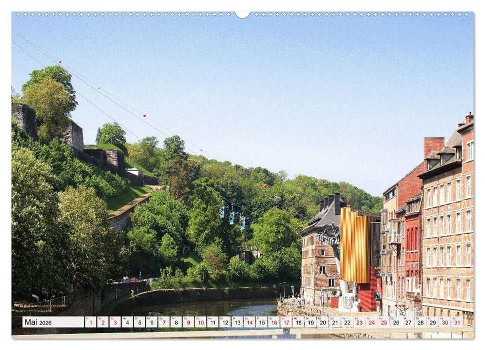 Namur - Hauptstadt der Wallonie (CALVENDO Wandkalender 2026)