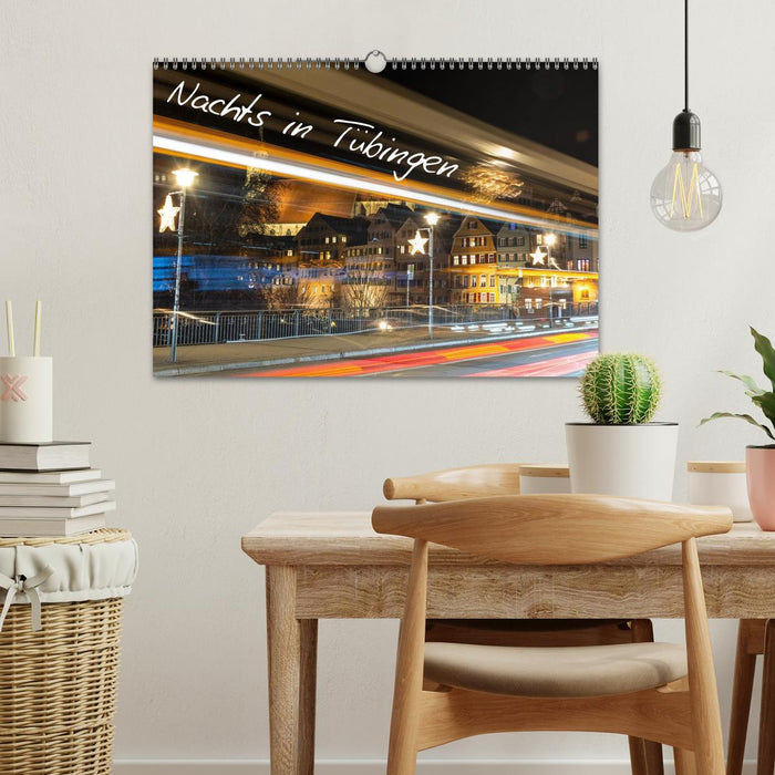 Nachts in Tübingen (CALVENDO Wandkalender 2026)
