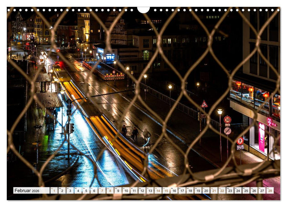 Nachts in Tübingen (CALVENDO Wandkalender 2026)