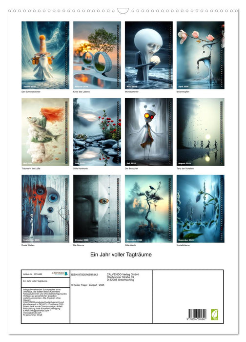 Ein Jahr voller Tagträume (CALVENDO Wandkalender 2026)
