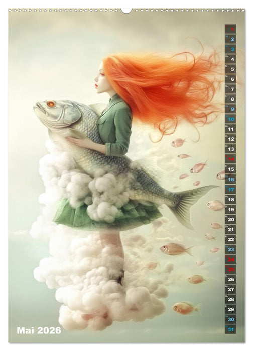 Ein Jahr voller Tagträume (CALVENDO Premium Wandkalender 2026)