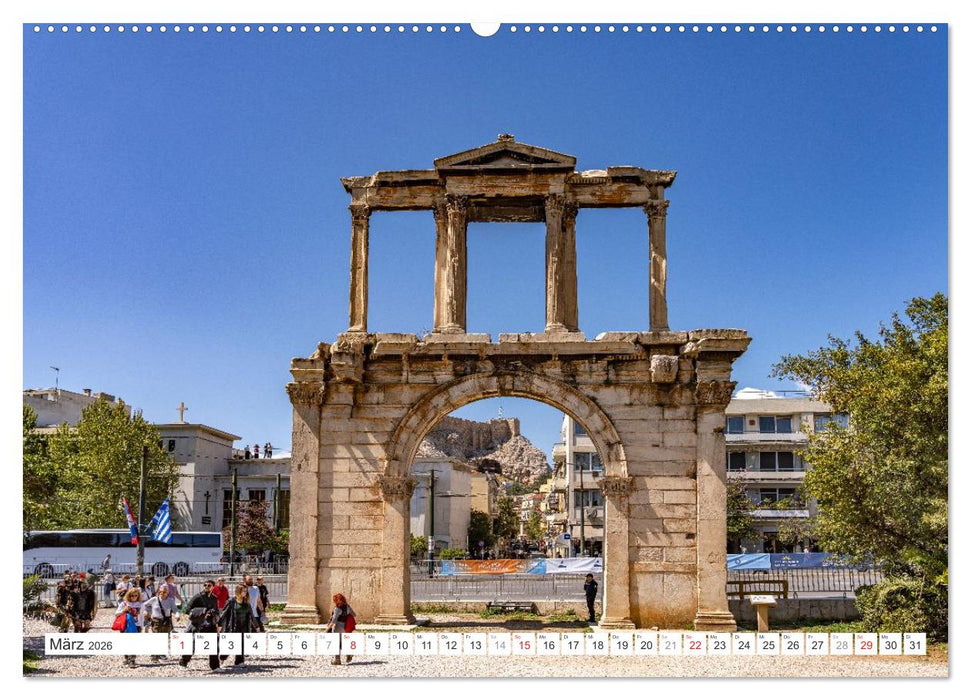 Griechenland - Athen (CALVENDO Wandkalender 2026)