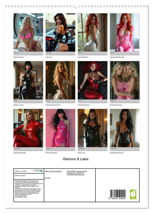 Glamour & Latex (CALVENDO Premium Wandkalender 2026)