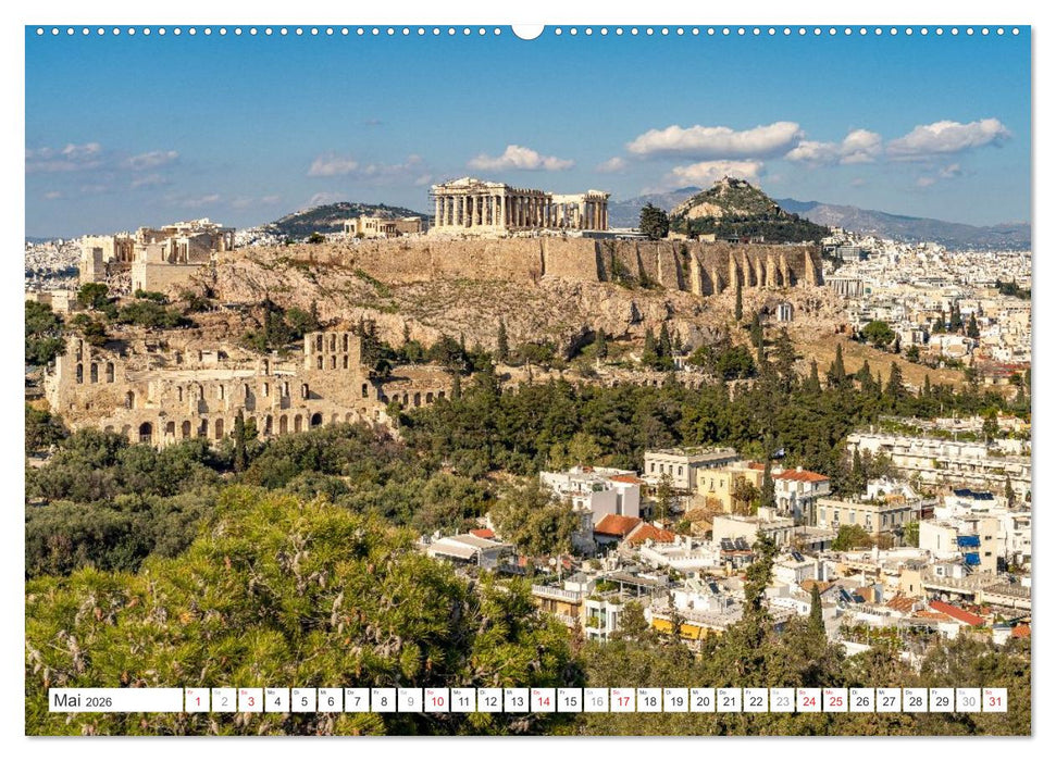 Griechenland - Athen (CALVENDO Premium Wandkalender 2026)