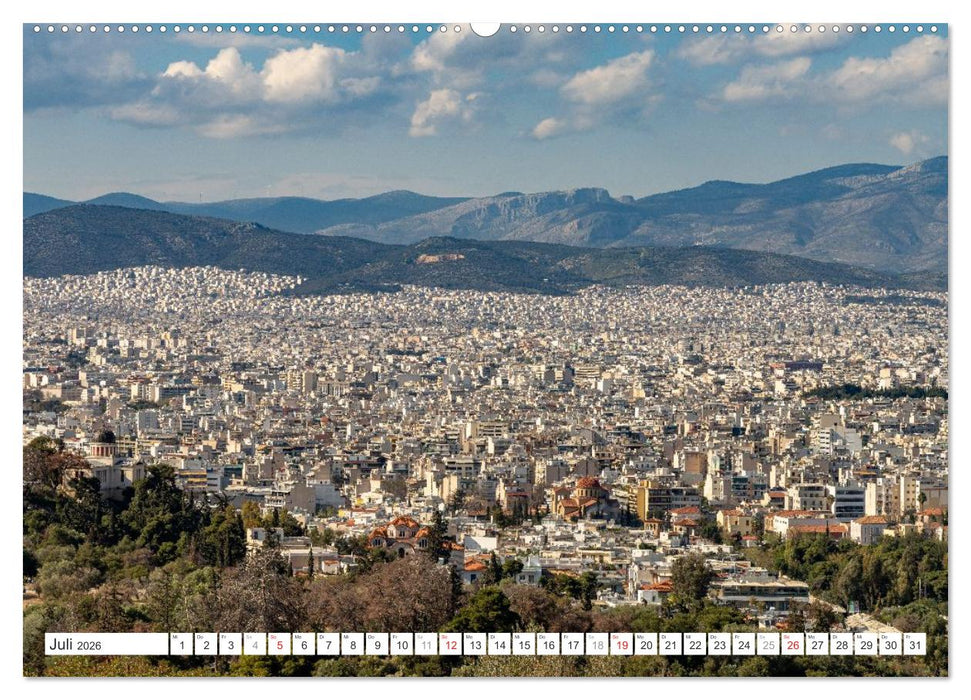 Griechenland - Athen (CALVENDO Premium Wandkalender 2026)