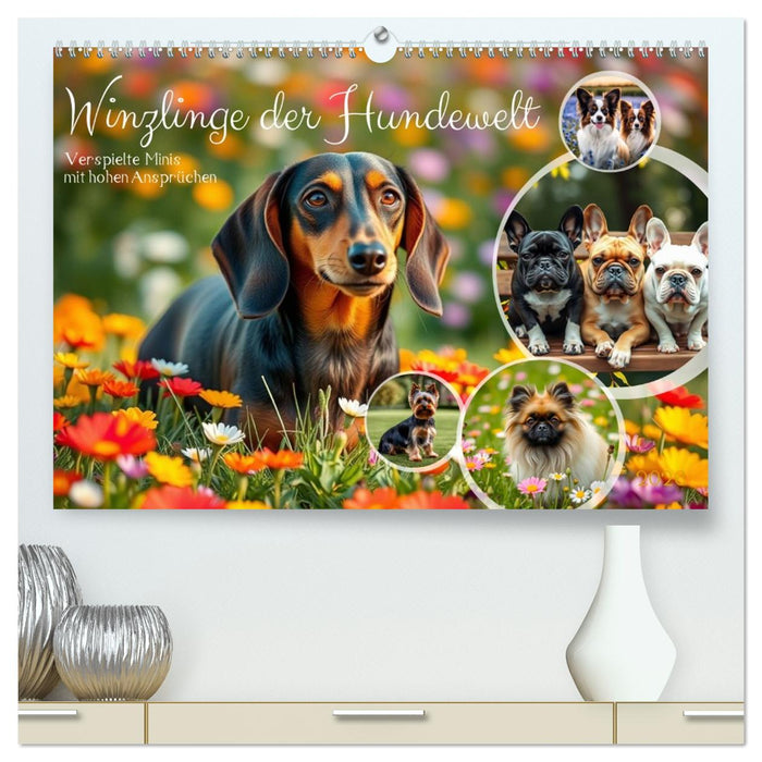Winzlinge der Hundewelt (CALVENDO Premium Wandkalender 2026)