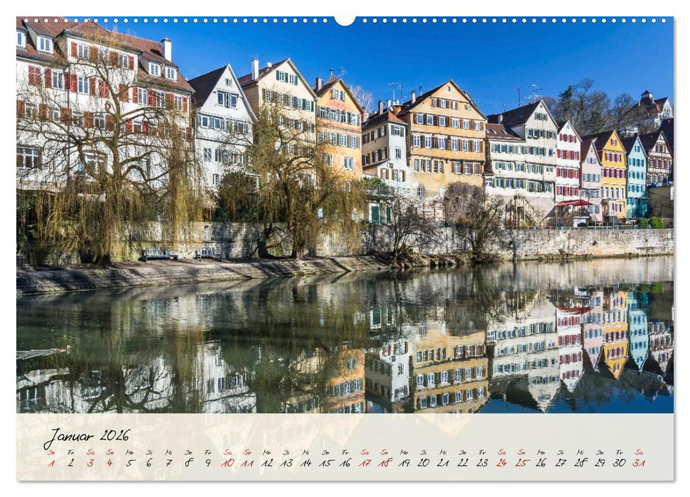 Lieblingsorte in und um Tübingen (CALVENDO Premium Wandkalender 2026)