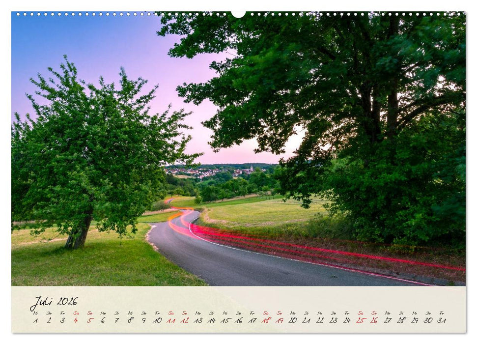 Lieblingsorte in und um Tübingen (CALVENDO Premium Wandkalender 2026)