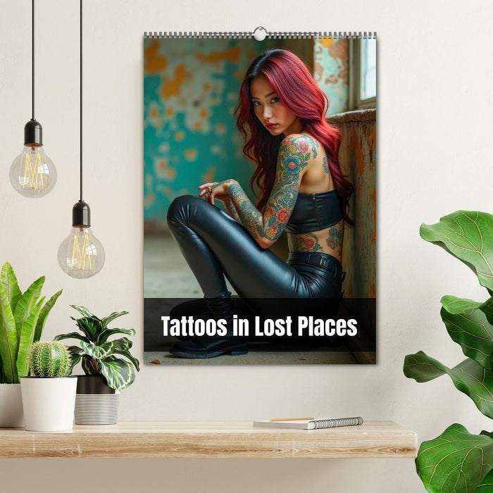 Tattoos in Lost Places (CALVENDO Wandkalender 2026)
