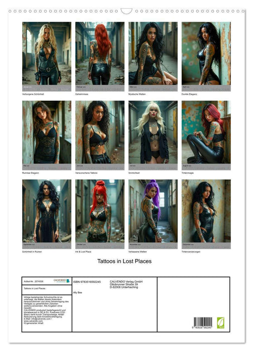 Tattoos in Lost Places (CALVENDO Wandkalender 2026)