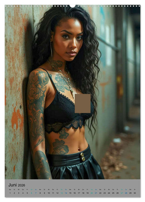 Tattoos in Lost Places (CALVENDO Wandkalender 2026)