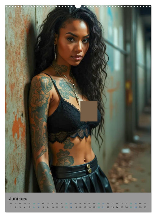 Tattoos in Lost Places (CALVENDO Premium Wandkalender 2026)